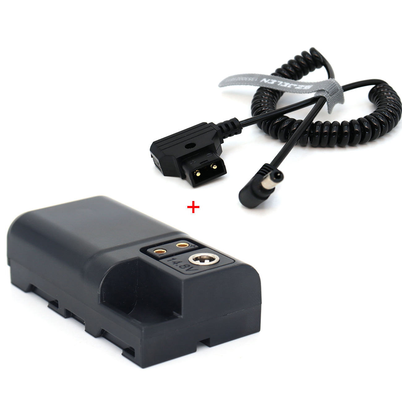 DC2.5/D-tap Power Input NP-F550/NP-F570/ 970 Power Coupler DC Dummy Battery