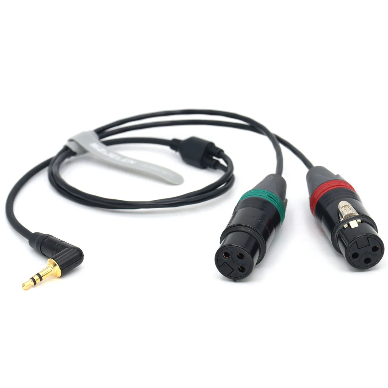 Audio Cable 3.5mm TRS to Double XLR 3Pin Female