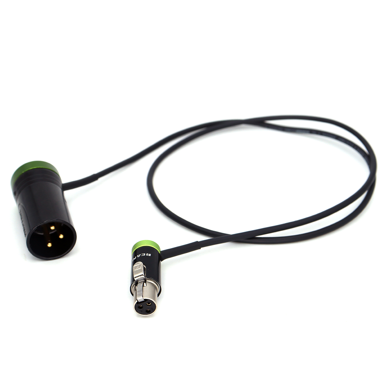 Audio Cable Short Mini XLR 3Pin Female to Short XLR 3Pin Male for Lectrosonics