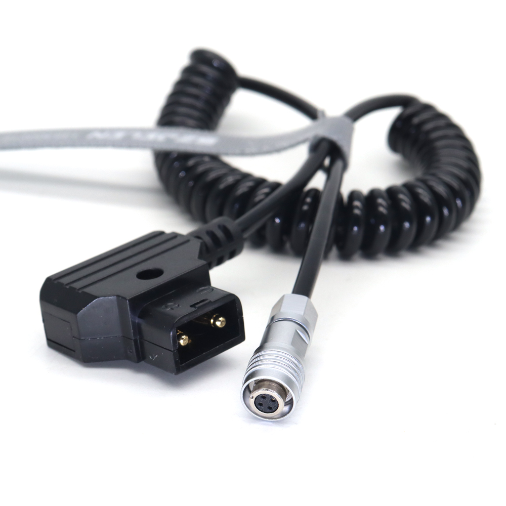 Power Coiled Cable D-tap to SF6 4Pin Female for PORTKEYS BM5 Monitor