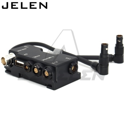 B-Box RED komodo KOMODO-X EXT9-pin splitter-R/S (3pin Fischer) Time code (0B 5pin) CTRL (00B 4pin) 5V (USB) Genlock (BNC)