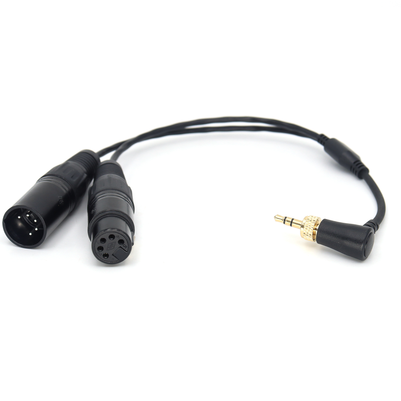 3.5mm Locking to XLR 5Pin Male and Female DMX Connection Cable