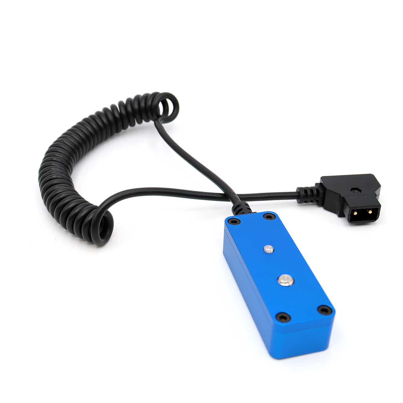 D-tap Three Way Splitter Distributor Spiral wire Metal Case with 1/4‘’ M4 screw