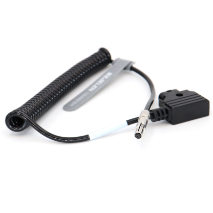 Power Coiled Cable D-tap to 3Pin Female for Odyssey 7Q/7Q+ Monitor