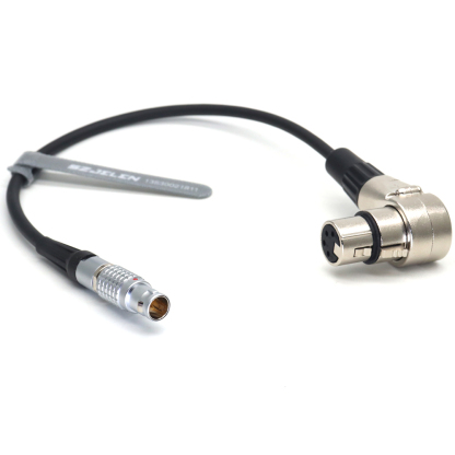 Power Cable 0B 2Pin Male 12V Power to XLR 4Pin Female for Monitor Power Cord