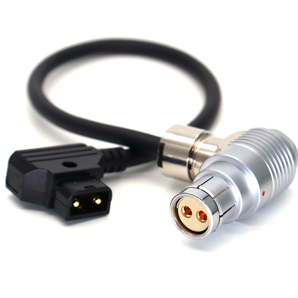Power Cable D-tap to Elbow Fischer 105 2Pin Female for ARRI Alexa LF XT SXT SR3 435 535 235