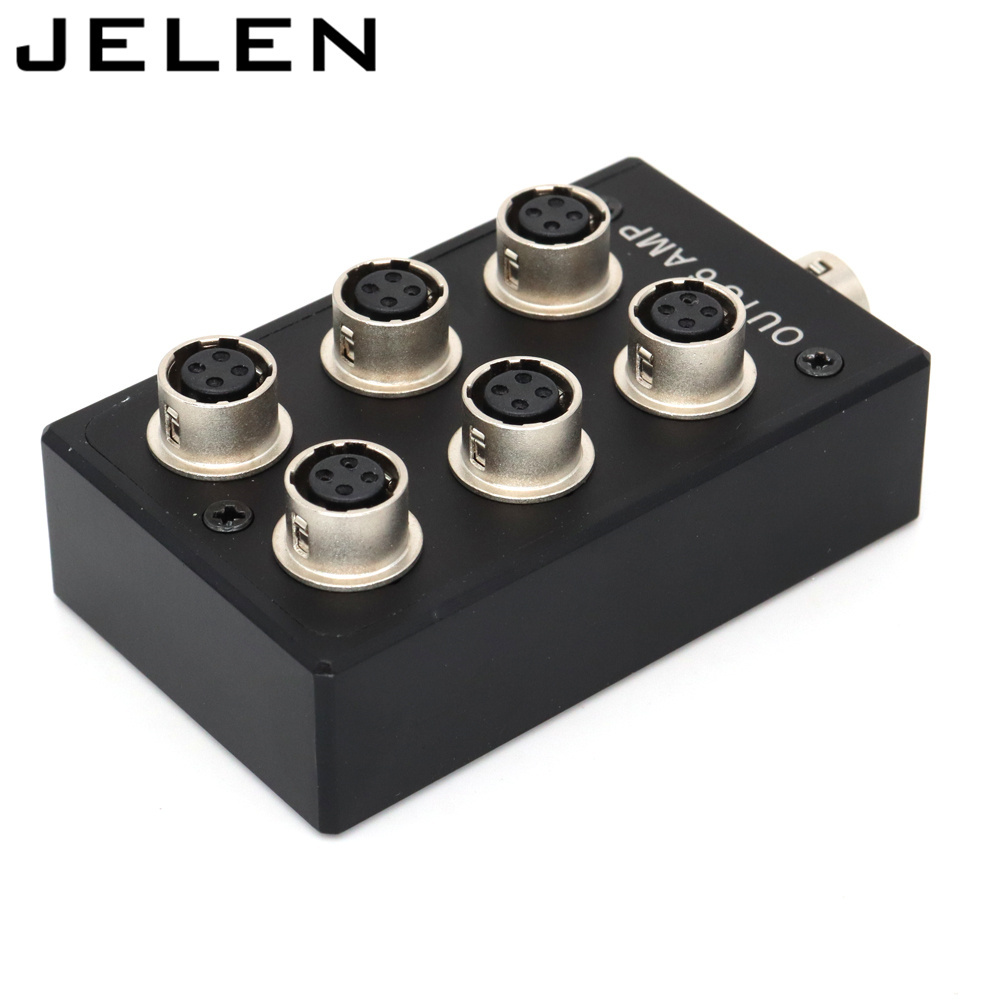HRS 4 pin female to Hirose 4 pin power outs 6 AMP for Sound Devices 688 633 Zoom F8 Camera power fourway splitter Distributor