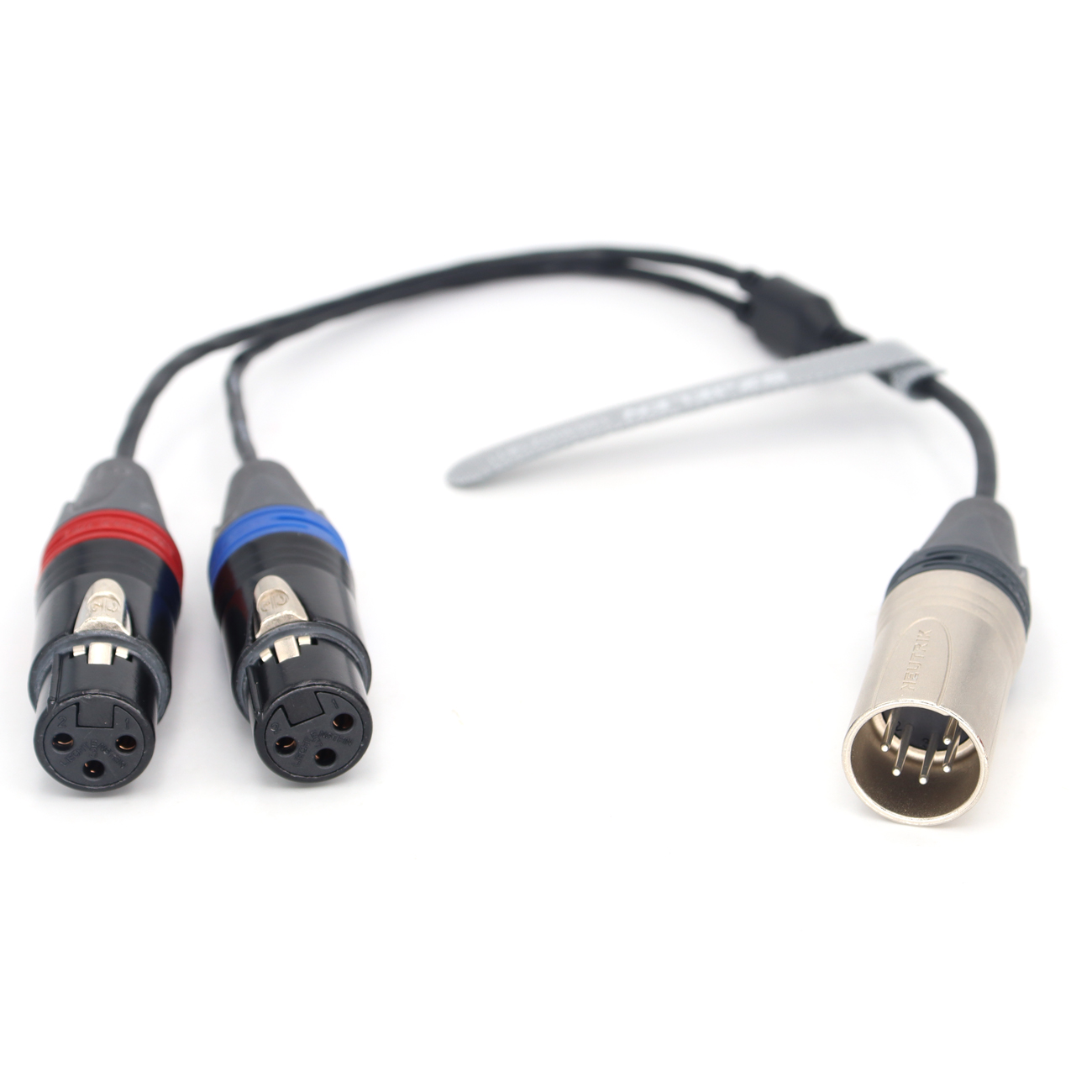 Audio Cable NEUTRIK XLR 5Pin Male to Dual XLR 3Pin female for ARRI Amira，sony Venice 