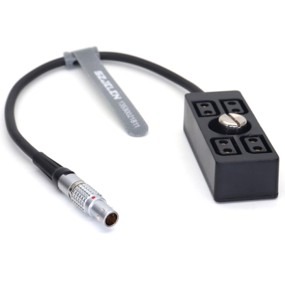 ARRI RED Camera 0B 2Pin 12V power out to DTAP Splitter with 1/4 Screw