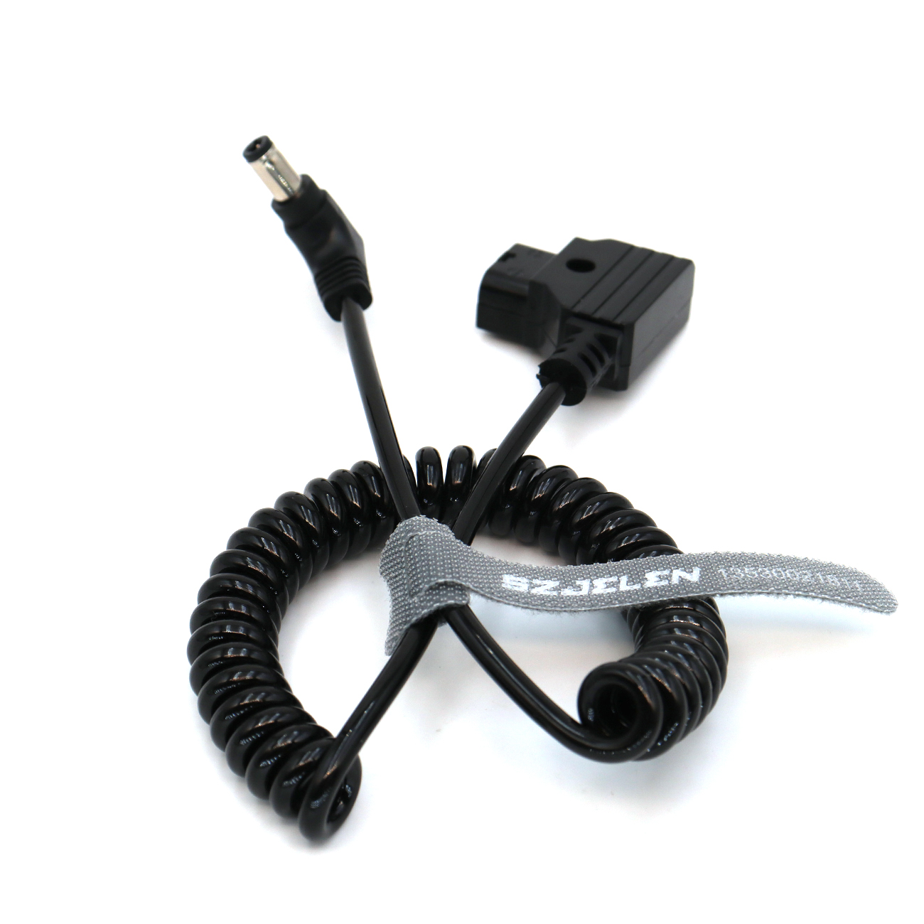D-tap to Right Angle DC 2.5mm Coiled Power Cable