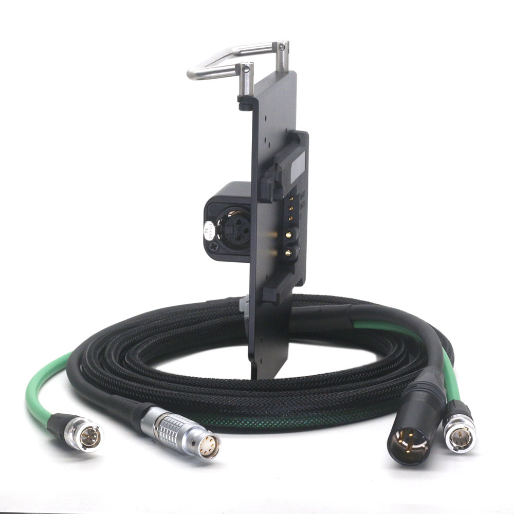 B-Mount to XLR 3Pin Power Output Handle Fixing Plate for ARRI S35 Mini/Mini LF Camera is used separately from the battery