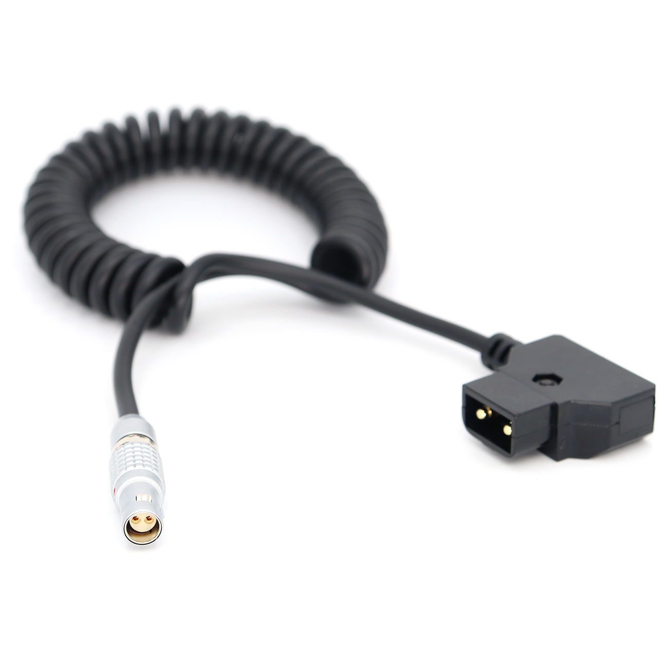 Power Coiled Cable D-tap to Adjustable Plug 0B 2Pin Female for RED Komodo