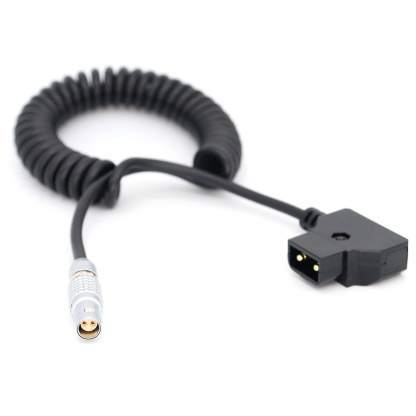 Power Coiled Cable D-tap to Adjustable Plug 0B 2Pin Female for RED Komodo
