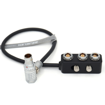 ARRI mini EXT 7pin to RS 3-pin and double 2pin female power splitter