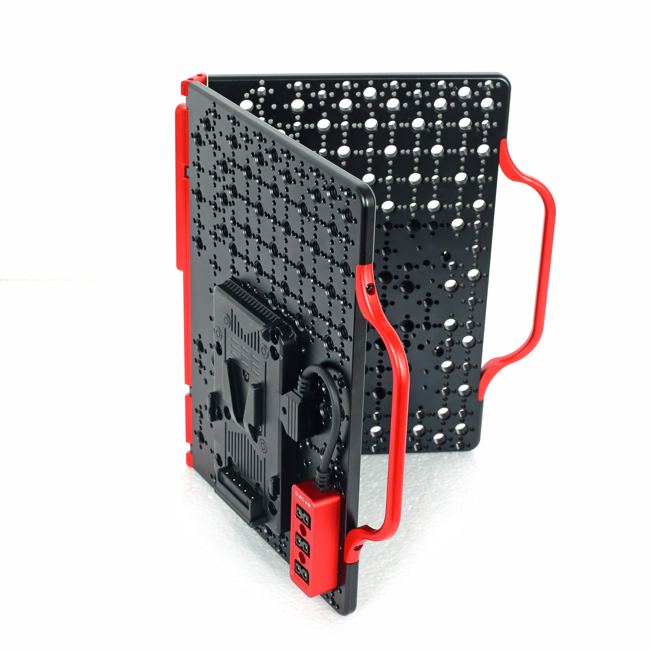 Multifunctional V-mount battery-powered board can hang pictures and transfer monitor support panel, magic leg supports flat notebook operation panel, dtap distributor