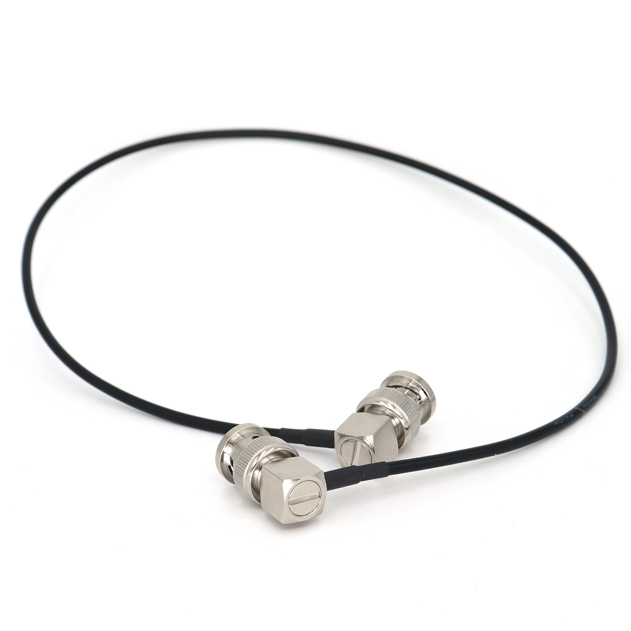 Ultra-Soft SDI Video Signal Cable Elbow BNC to BNC Camera RF Coaxial Cable