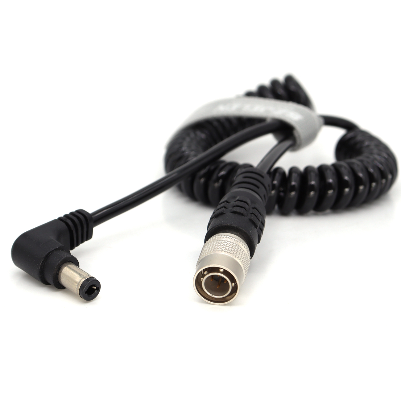 Power Coiled Cable DC 5.5/2.5 to Hirose 4Pin Male for Sound Devices 688 633 Zoom F8