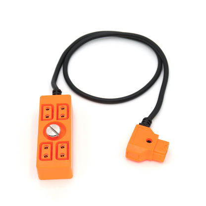 D-tap to 4 Port D-tap Female Power Splitter D-tap Distributor with 1/4" Screw
