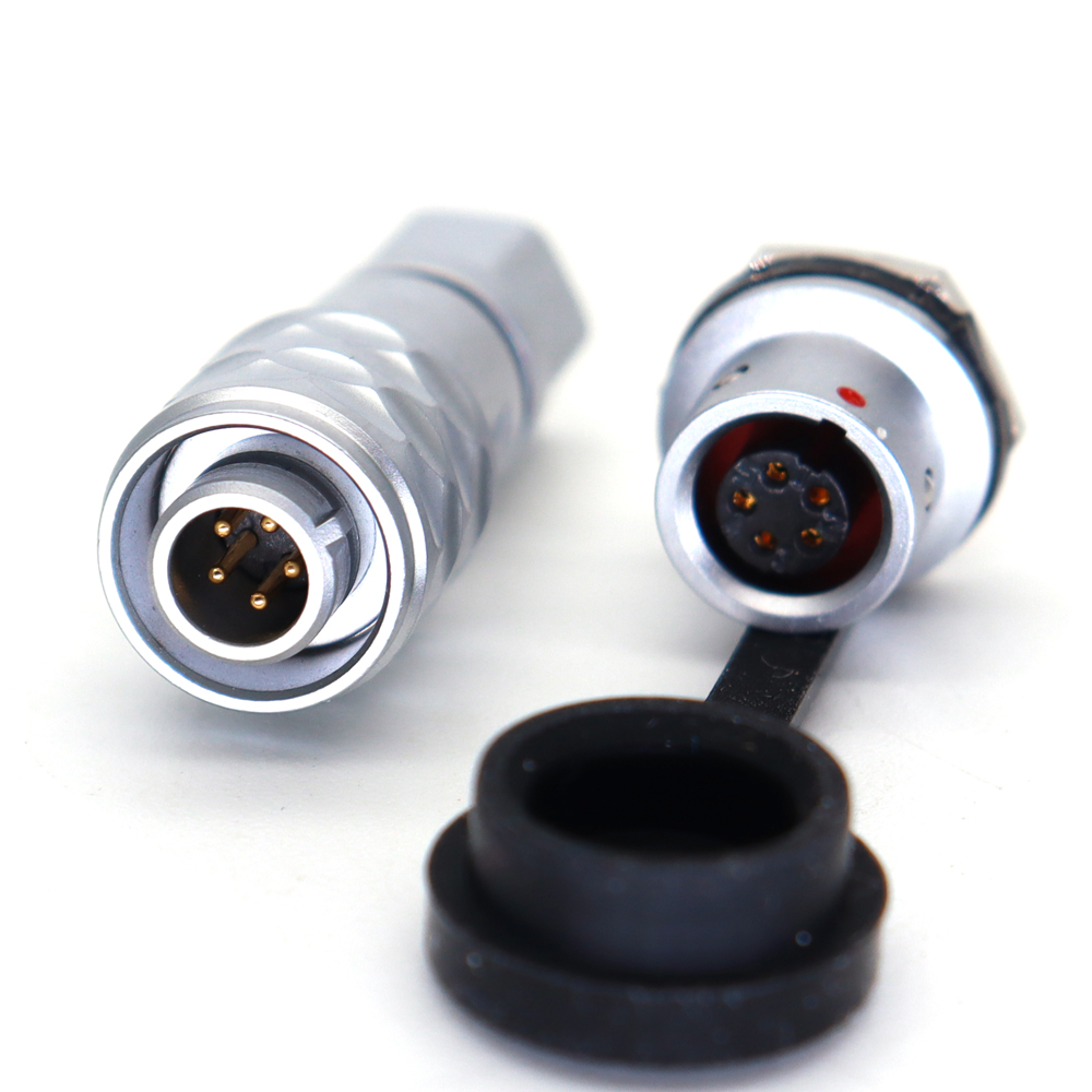 SF6 Series Industrial Push-pull Metal connector SF610 2~5Pin connector electrical connector metal plug and socket