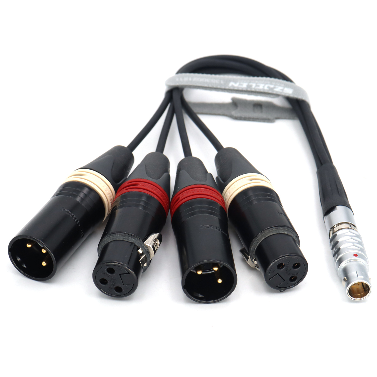 XLR Breakout Audio Input Cable for Atomos Shogun Monitor Recorder