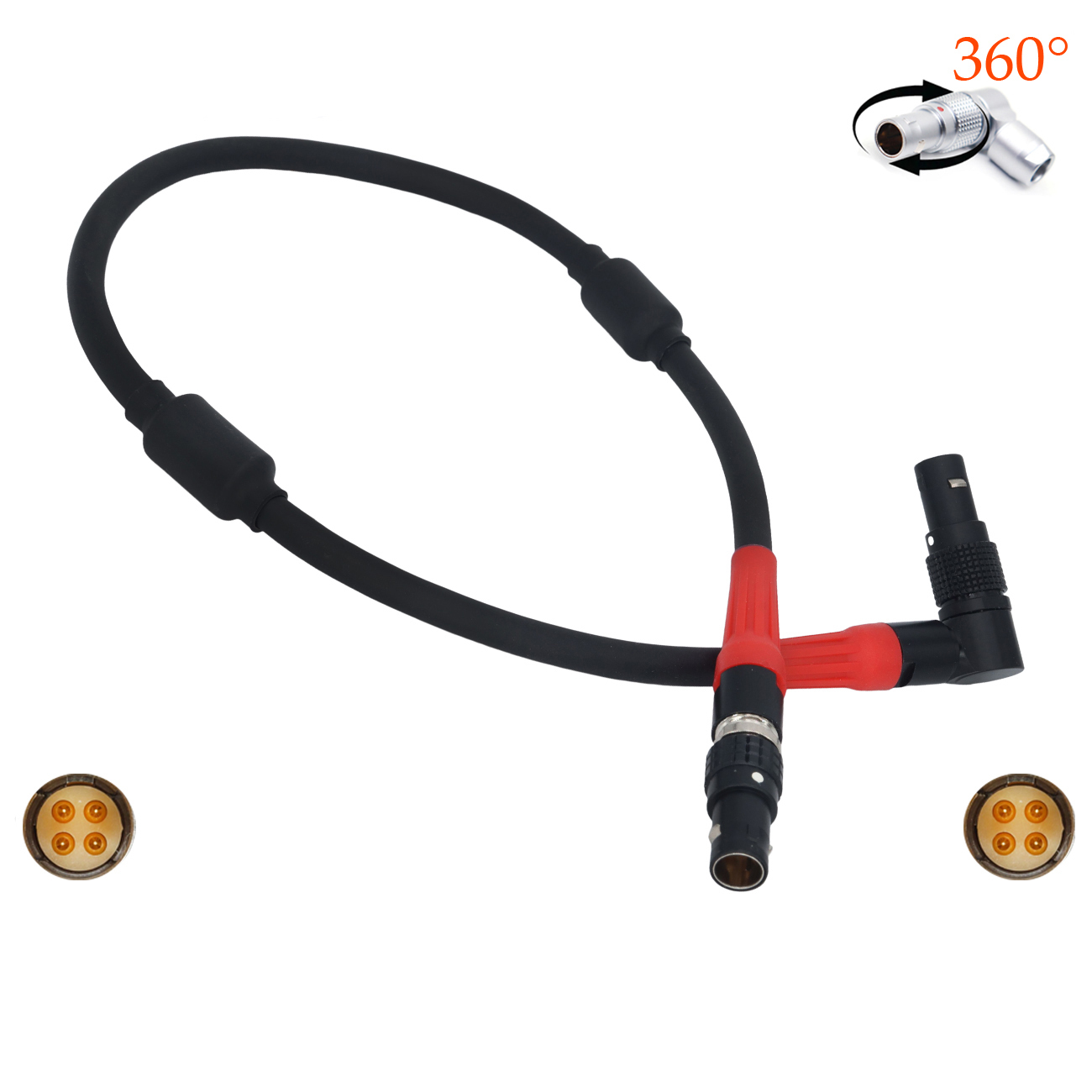 ARRI LBUS Cable 4Pin Male to Male Connector Cable for ARRI LBUS FIZ MDR Wireless Focus Wire