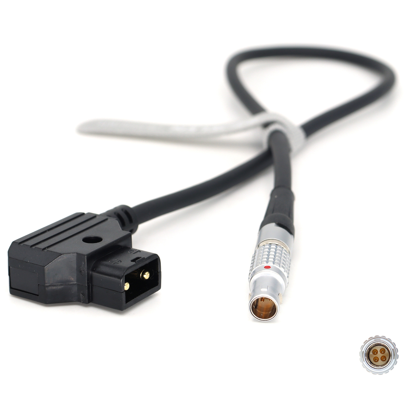 Power Cable D-tap/1B 6Pin(4+2) to 0B 4Pin Male for DTC Image Transmission Transmitter