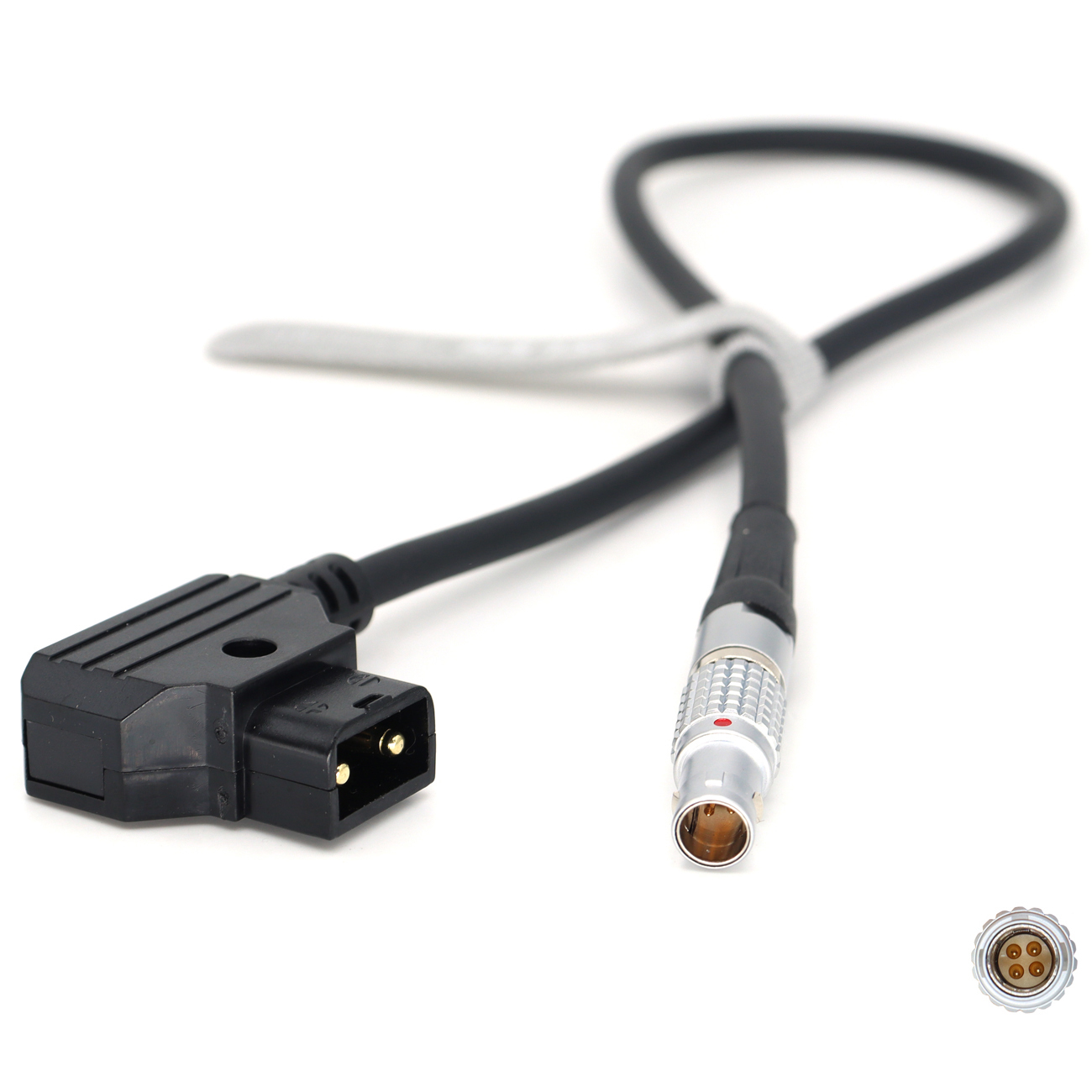 Power Cable D-tap/1B 6Pin(4+2) to 0B 4Pin Male for DTC Image Transmission Transmitter