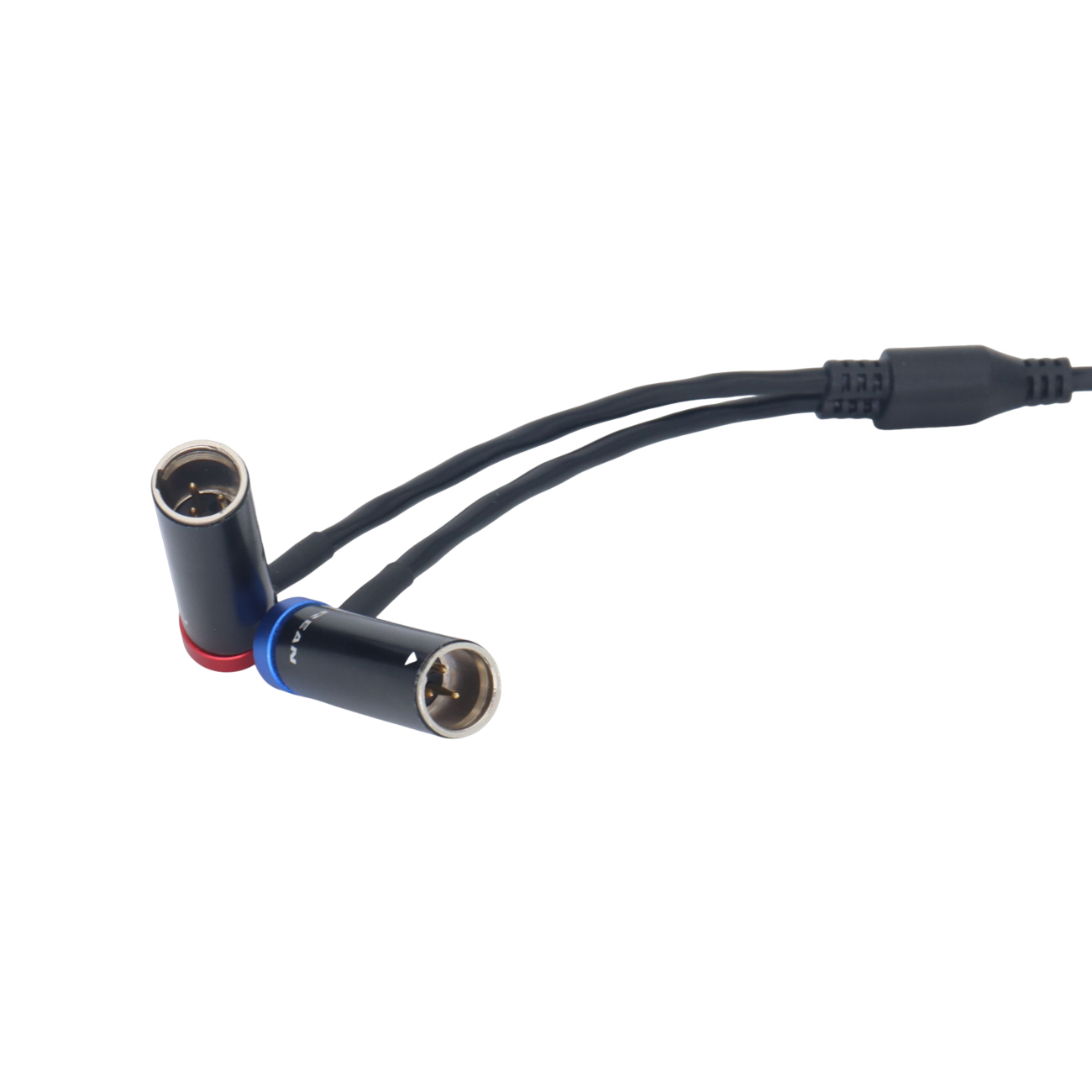 Low-Profile XLR 4Pin Female to Dual Low-Profile TA3M Splitter Cable