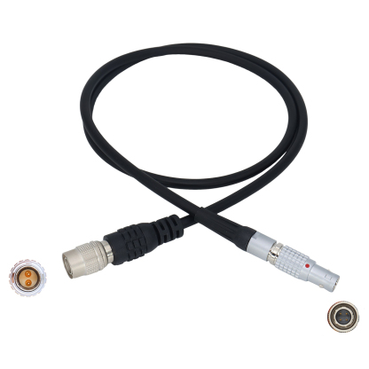 Camera Hirose 4Pin to 0B 2Pin Cable For Teradek/Vaxis/SmallHD Monitor/Sound Devices 688/644/633 Power Cable