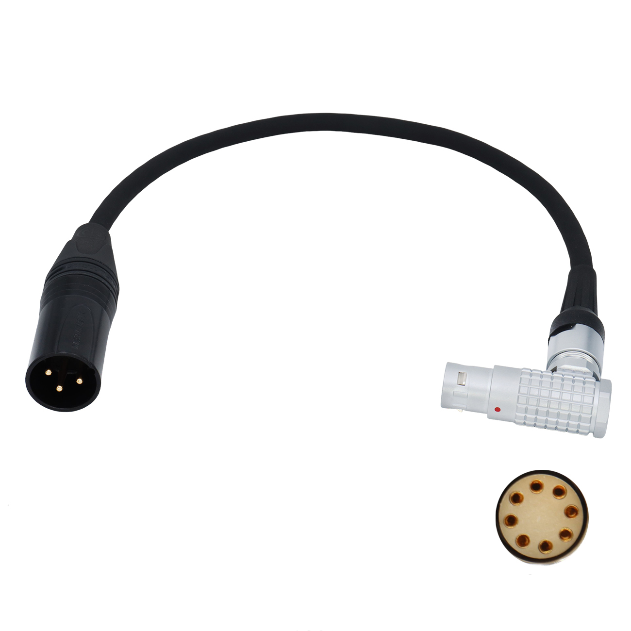 XLR 3Pin/4Pin to 2B 8Pin Female for ARRI ALEXA Mini/Mini LF/Alexa35 Camera Power Cable