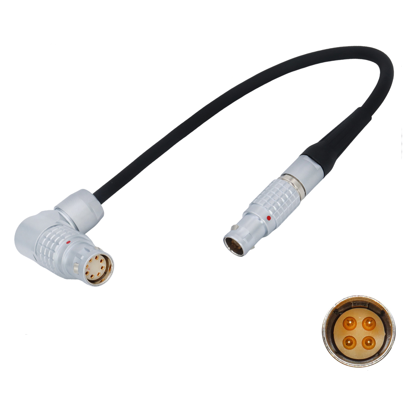 Power Cable ARRI Trinity 1B 4Pin to 2B 8Pin Female for ARRI Alexa/35/Mini/MiniLF/AMIRAI
