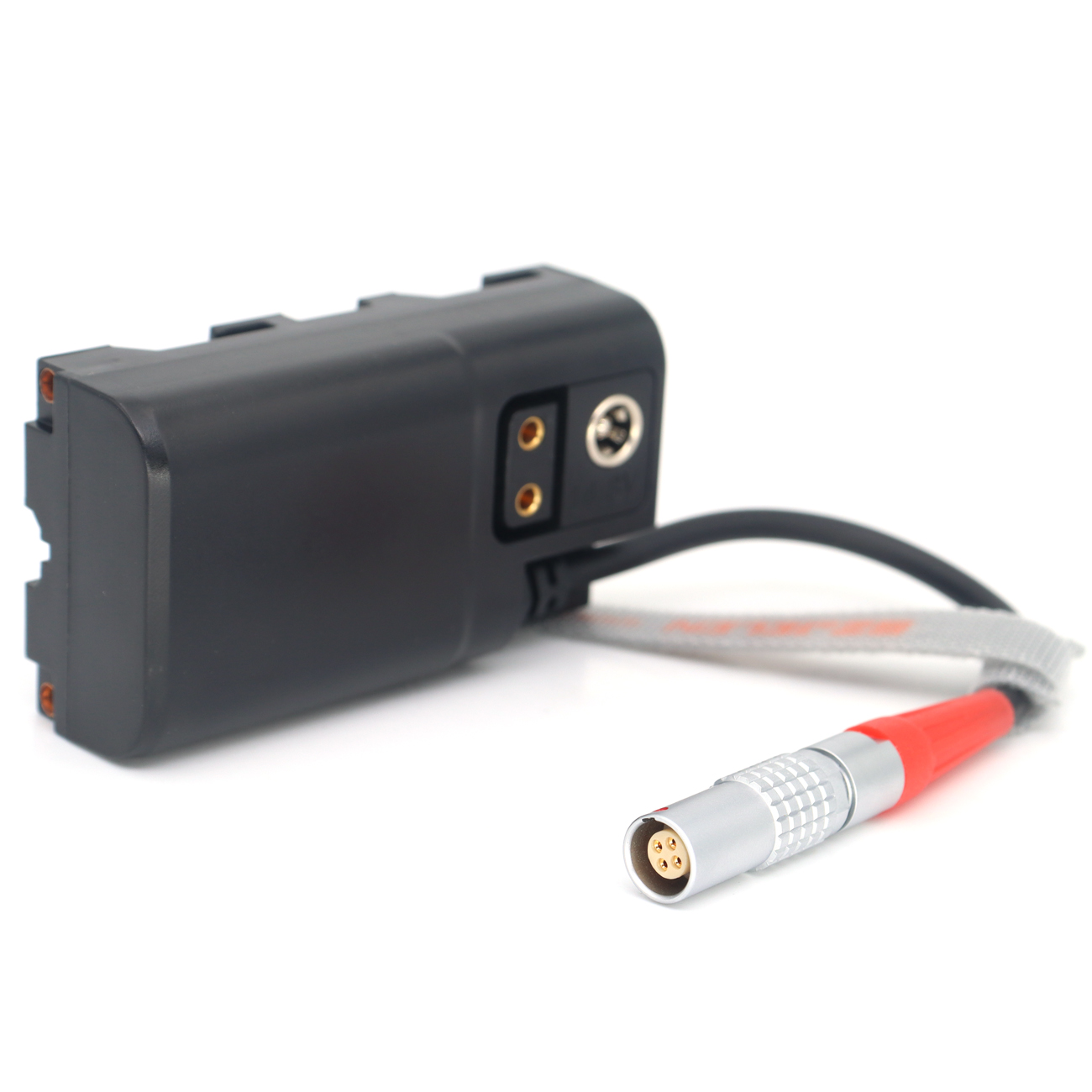 ARRI LBUS 4Pin Female to Sony NP-F550/570/970 Dummy Battery Power Cable for Atomos Ninja Shinobi Monitor