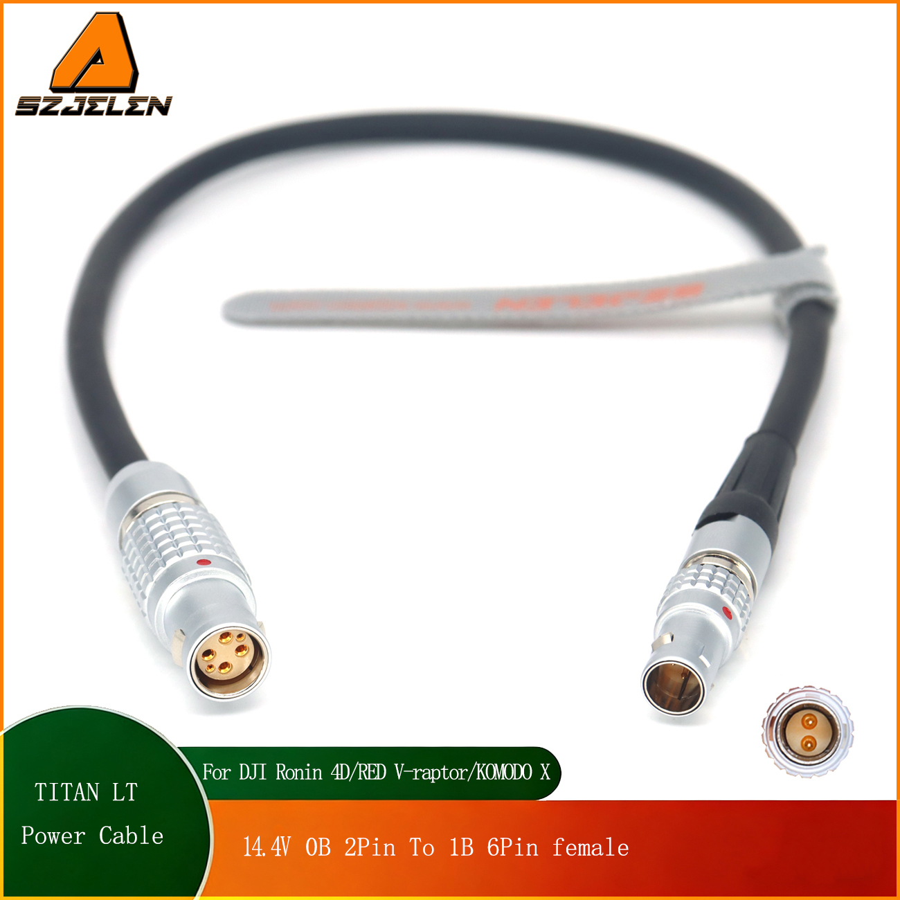 For Titan LT Gimbal 0B 4Pin/MotoCrane Titan LT Remote PTZ 0B 2Pin to 2B 4Pin/XLR 4Pin/1B 6Pin(4+2)/XT 2Pin/2B 8Pin Female for ARRI, RED, Sony, DJI Ronin 4D
