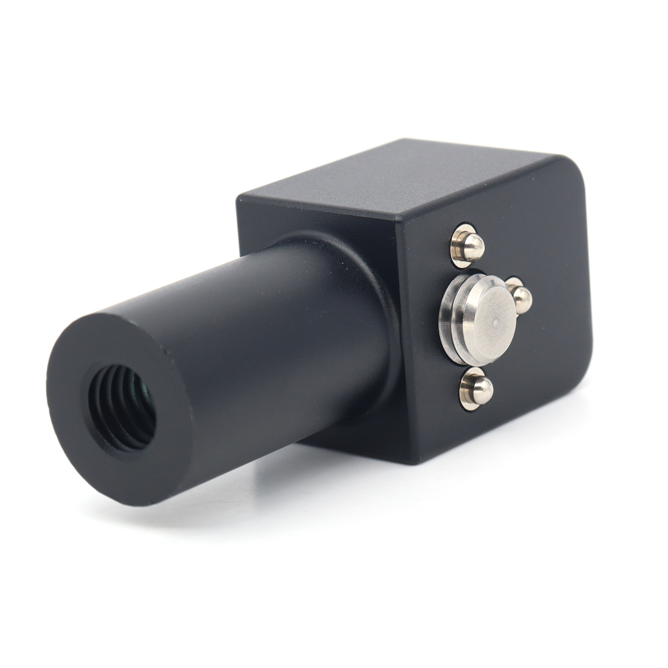 Ultra short 3/8 screw fixing 19mm rod mounting bracket ,Elastic positioning pin, 3/8 screw hole extension.