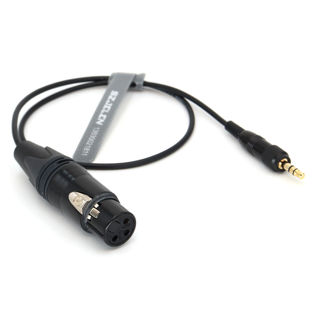 Audio Cable Locking 3.5mm to TA3F/XLR 3Pin Male/Female for SONY 