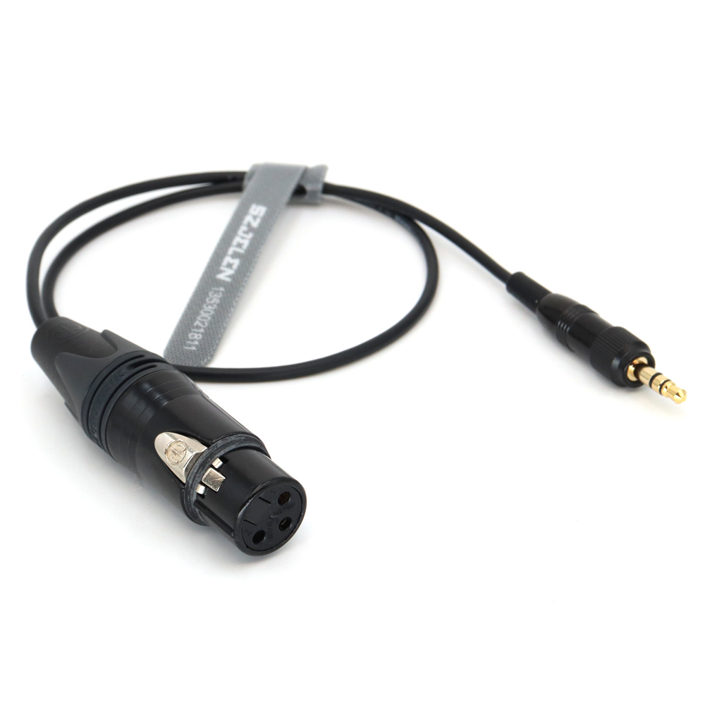 Audio Cable Locking 3.5mm to TA3F/XLR 3Pin Male/Female for SONY 