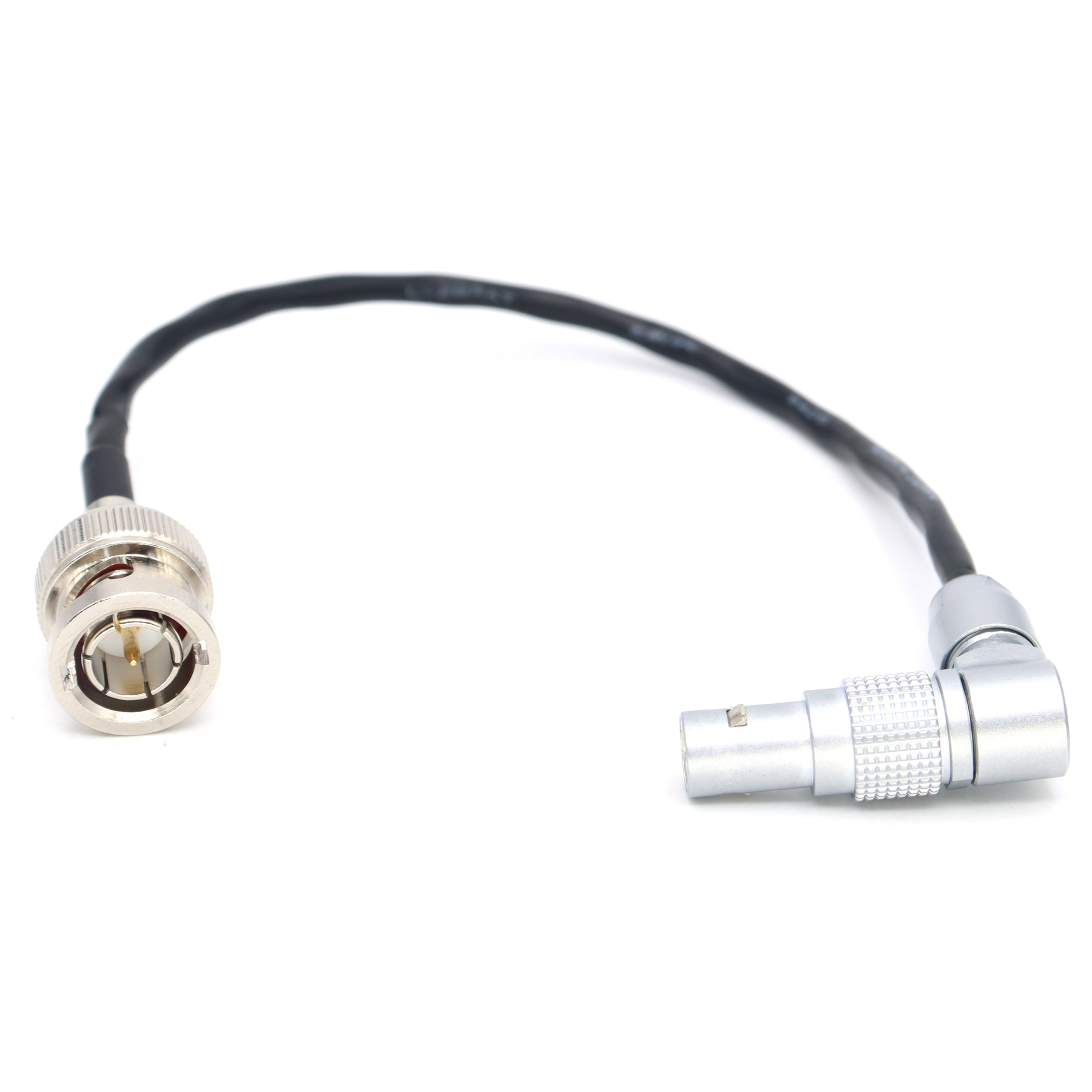 TIMECODE CABLE AMBIENT nanoLOCKIT Elbow 0B 5Pin to Zoom f4/f8 Elbow BNC