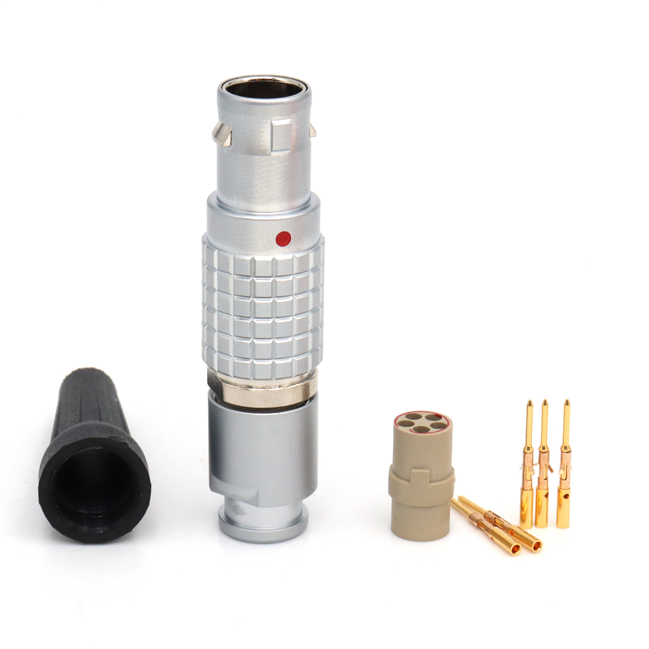 FGG EGG 0B 1B 2~7Pin Metal Circular Connector Without Welding, Crimping Plug Socket