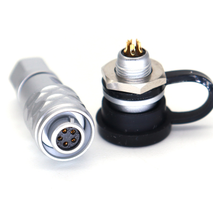 SF6 Series Industrial Push-pull Metal connector SF610 2~5Pin connector electrical connector metal plug and socket