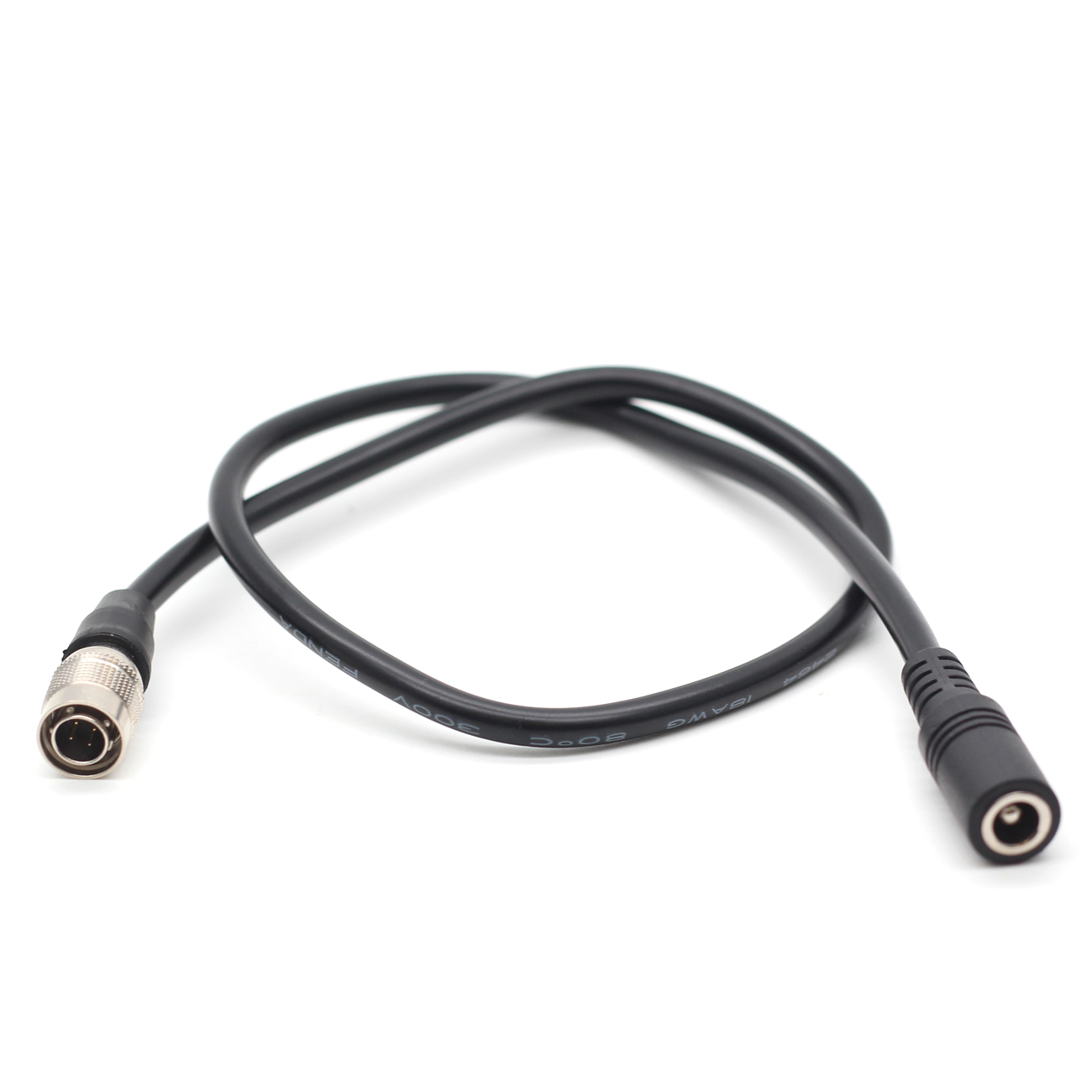 Power Cable DC 2.5mm Female to Hirose 4Pin Male for Sound Devices 688, Zoom f8/f4
