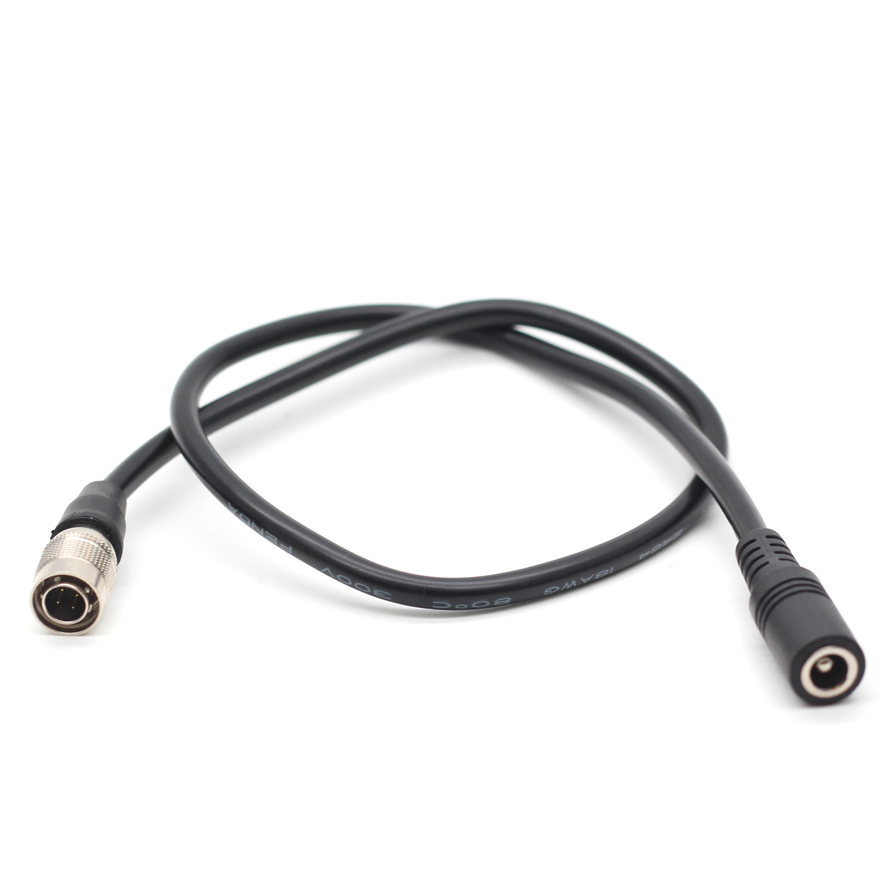 Power Cable DC 2.5mm Female to Hirose 4Pin Male for Sound Devices 688, Zoom f8/f4