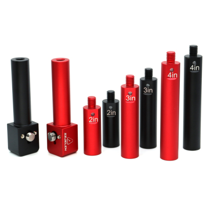 Multicolored 19mm Rod Mounting Bracket with 3/8 Screw and Anti Twist,4 Sections of Length to Match for Arri Red Sony Camera