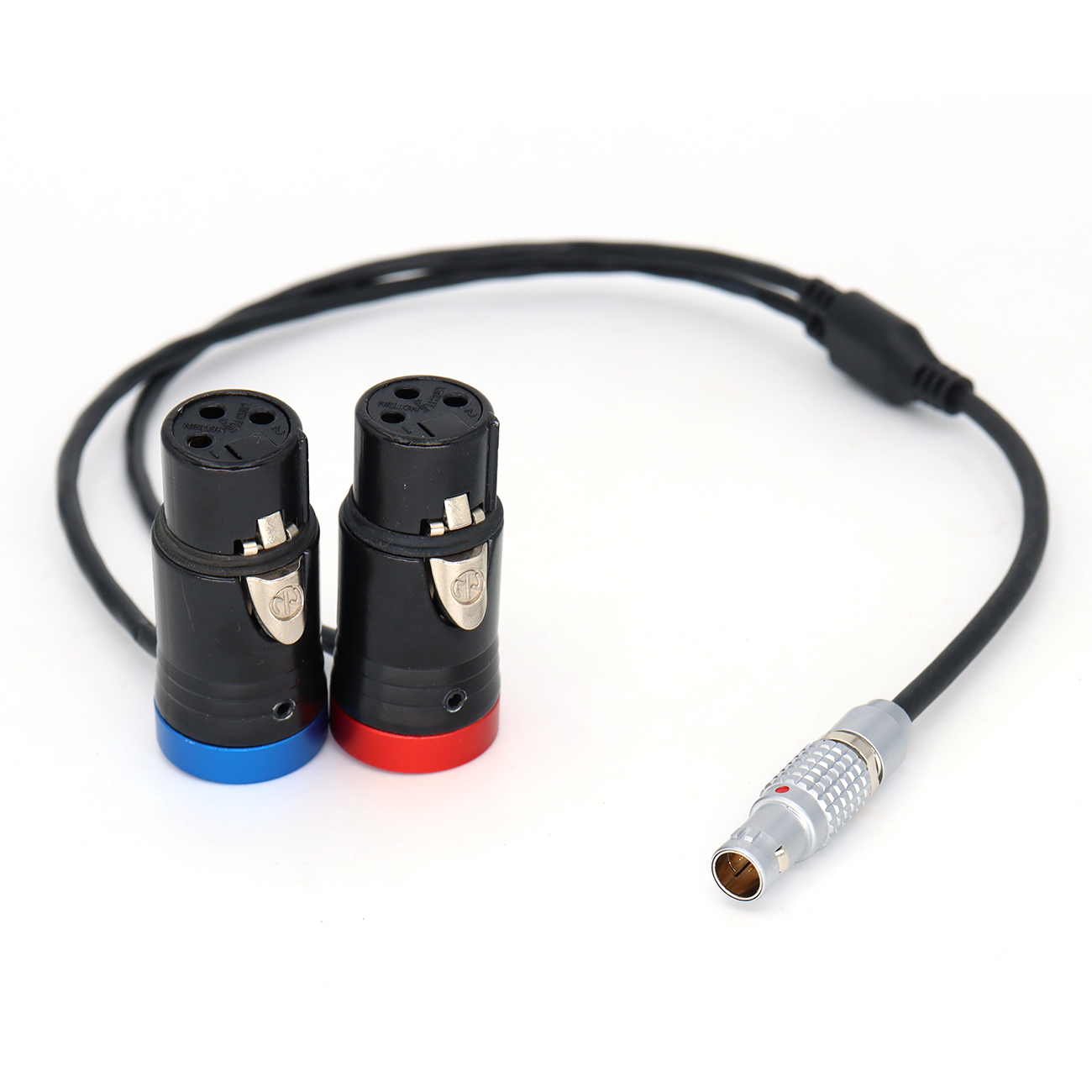 0B 6Pin Male to Dual Short XLR 3Pin Female Audio Cable for ARRI Alexa Mini