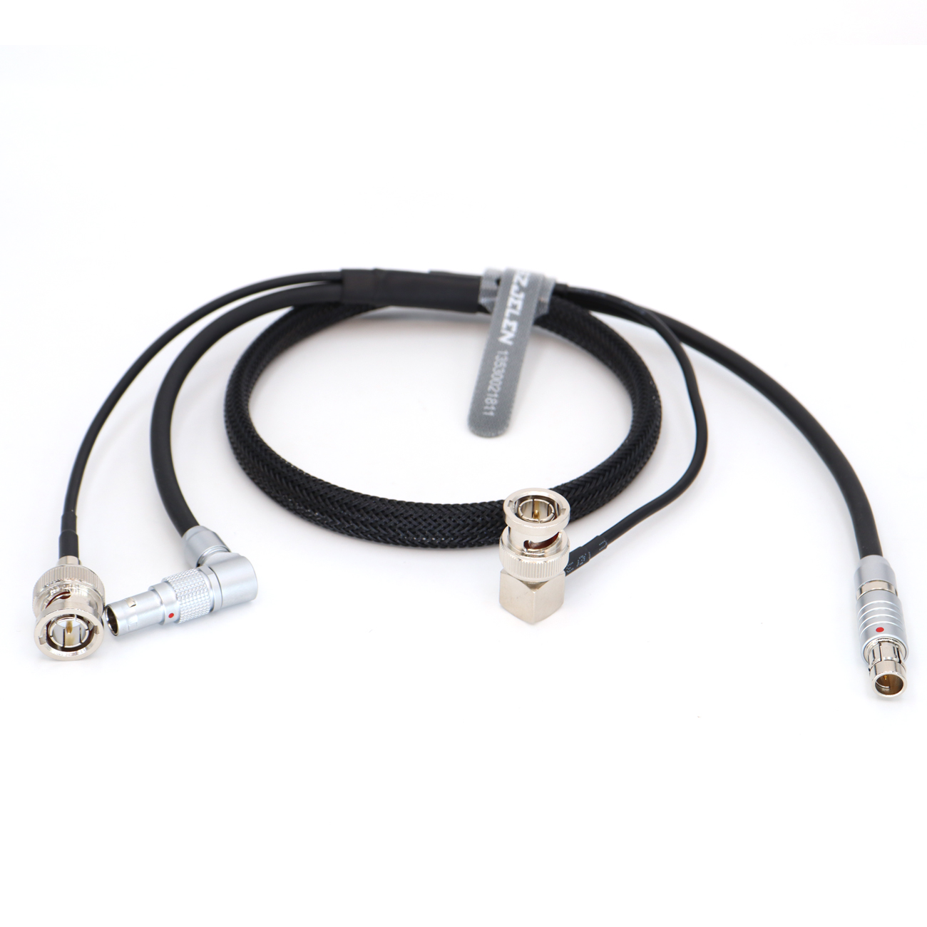 Camera Power Cable RS 3Pin to 0B 2Pin Cable + 75ohm SDI for Teradek Bolt Pro, Vaxis transmission, Samhd Ultra7