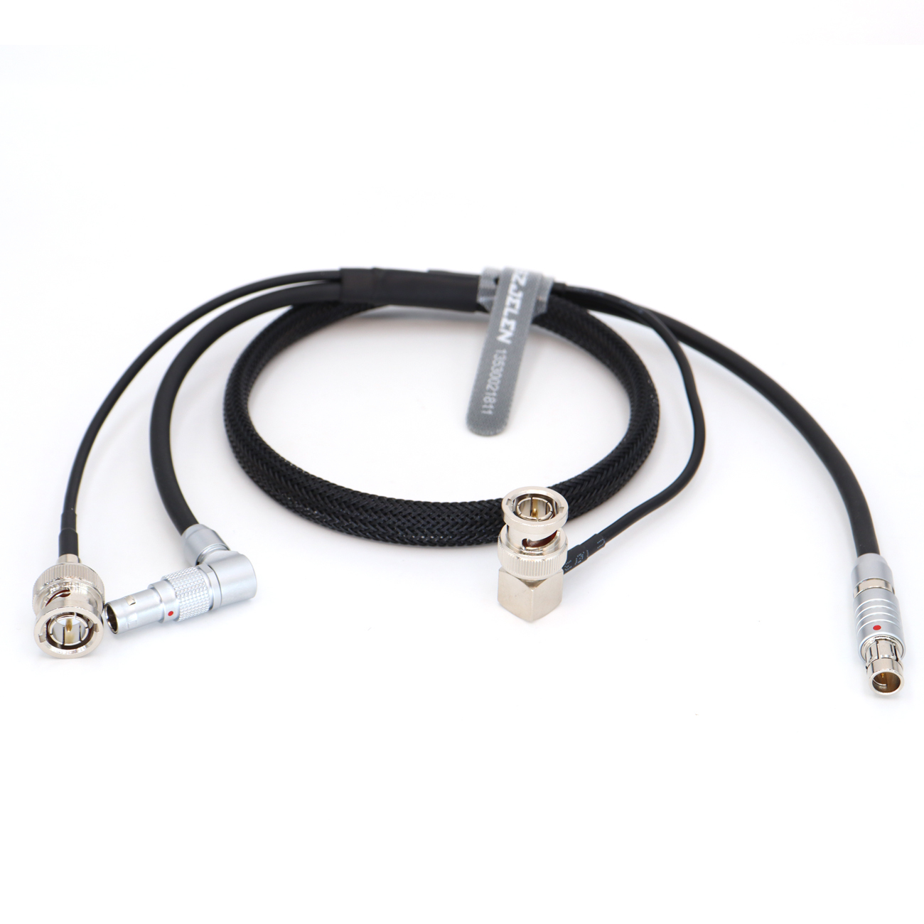 Camera Power Cable RS 3Pin to 0B 2Pin Cable + 75ohm SDI for Teradek Bolt Pro, Vaxis transmission, Samhd Ultra7