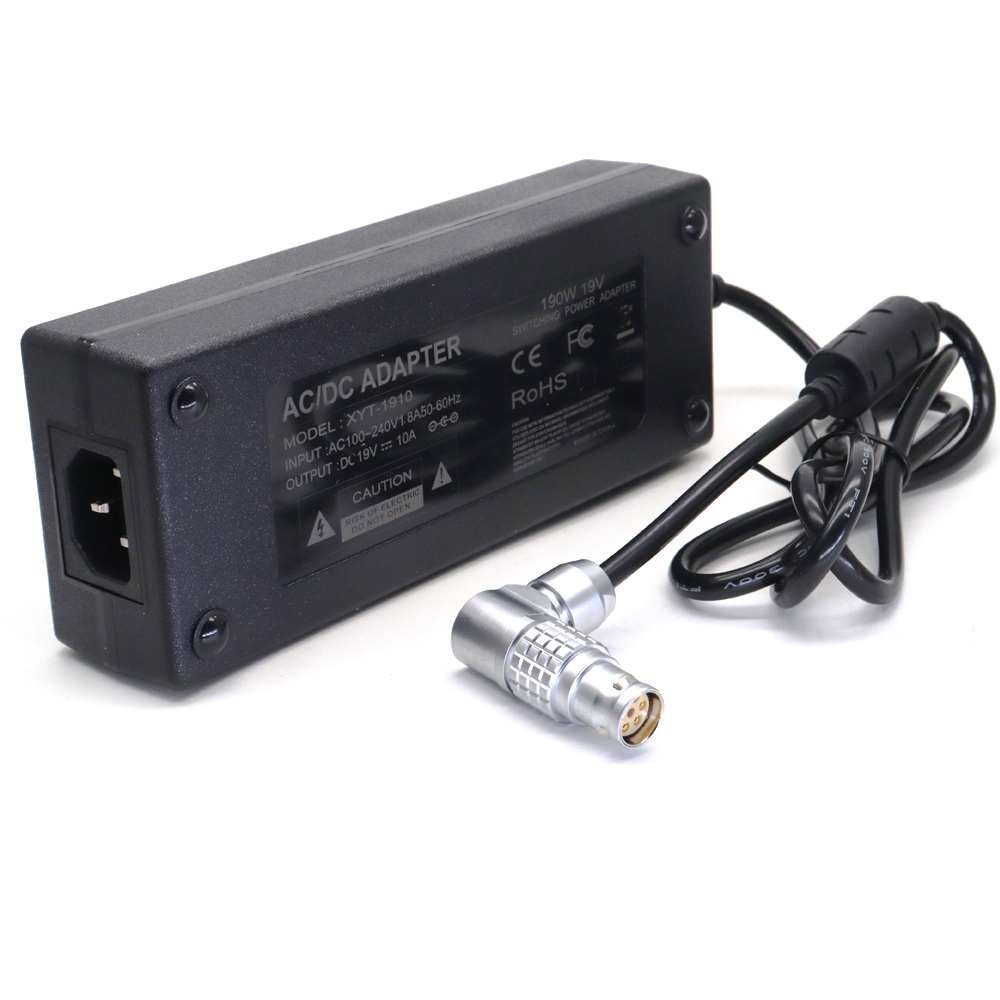 19V Power Adapter to Adjustable Elbow FSG 2B 6Pin Female for Atomos Neon 17"/19"/24 " Monitor DC Power Cable