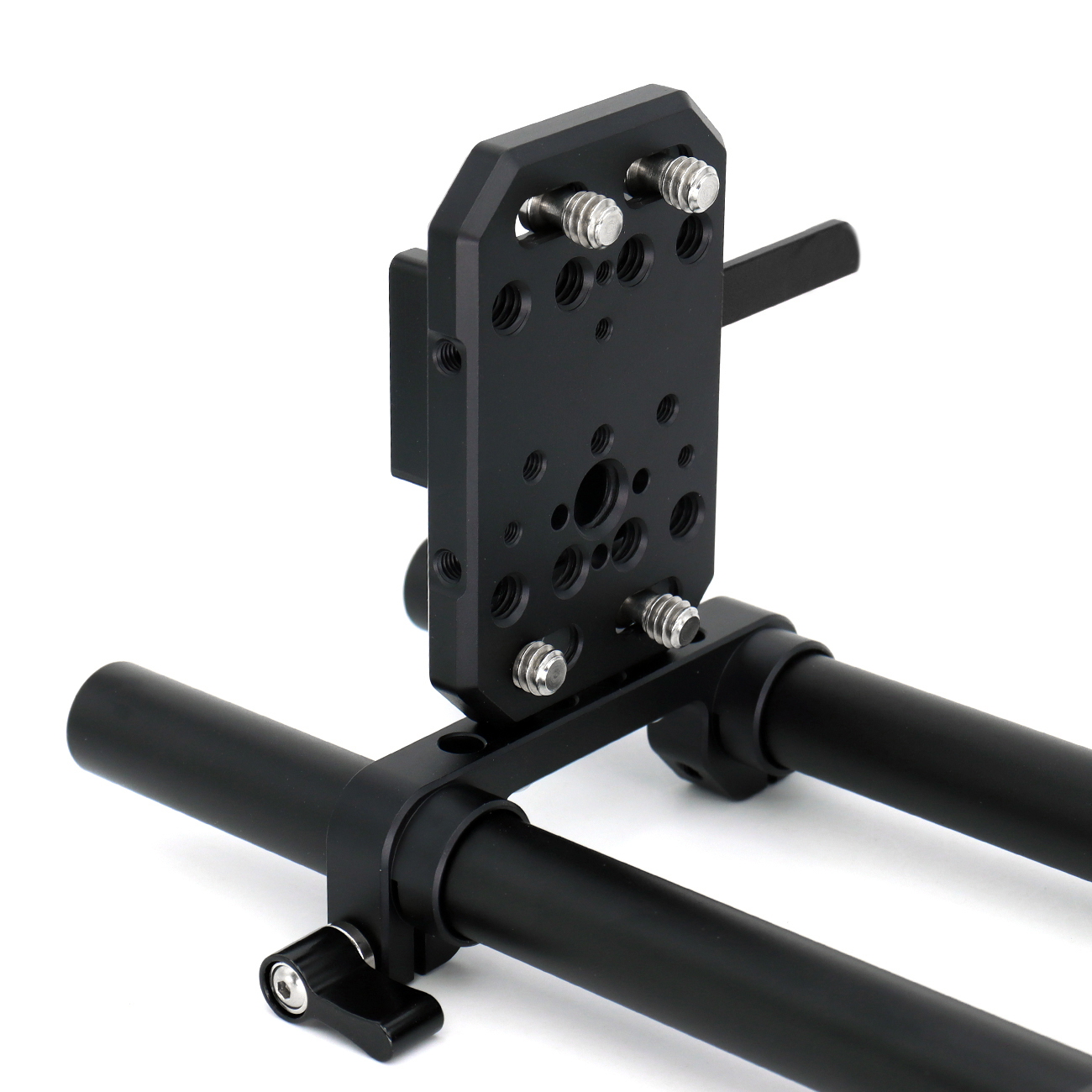 V-Mount Battery Plate/V-Lock Battery Plate with Dual 15mm Rod Clamp