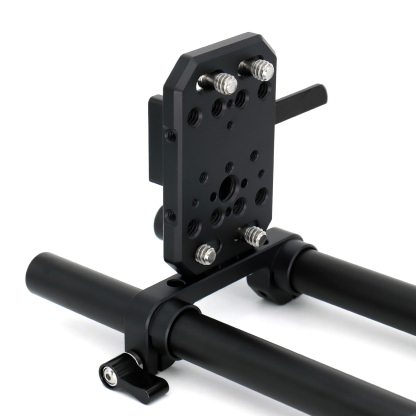 V-Mount Battery Plate/V-Lock Battery Plate with Dual 15mm Rod Clamp