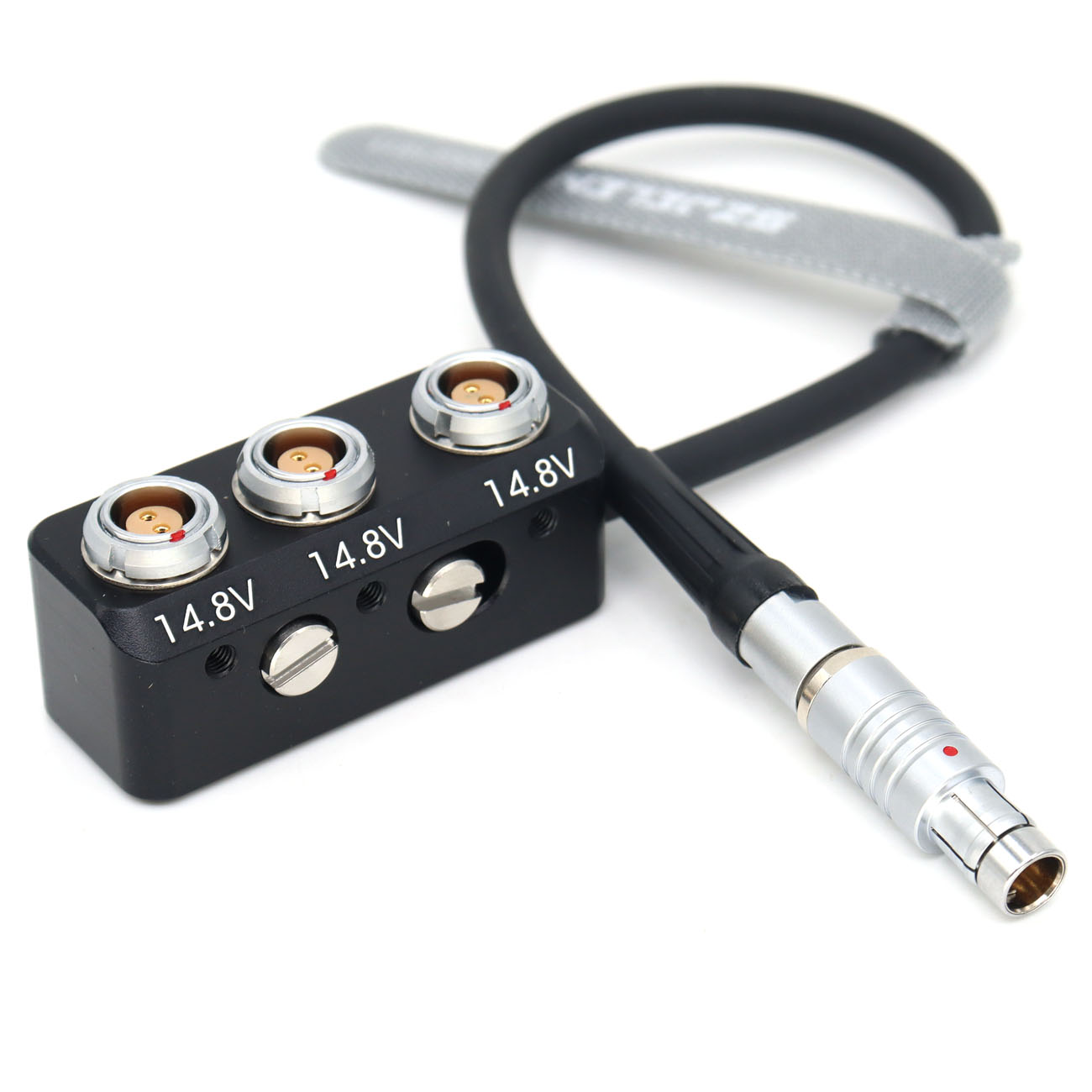 12V 0B 2Pin/RS 3Pin/D-tap to 3*0B 2Pin Female Hub Adapter Splitter for Camera ARRI, SONY, RED