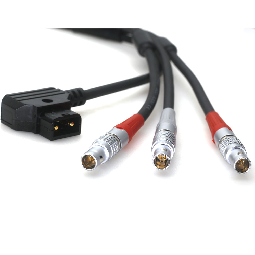 CAM 7pin to DTAP power cable+ LBUS 4pin to LBUS 4pin for ARRI cforce RF motor/ HI5 motor power cable and Wireless Focus Wire